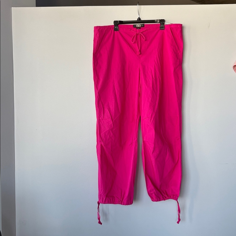 Rewash Fuchsia Drawstring Pants NWT - image 1